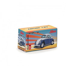 Load image into Gallery viewer, Schuco 1:64 Paper Edition Volkswagen Kafer Blue-White #1