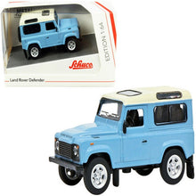 Load image into Gallery viewer, Schuco 1:64 Land Rover Defender Light Blue-White