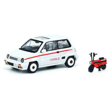 Load image into Gallery viewer, iNNO64 1:64 Honda City Turbo II White "Mod Version" With Red Motocompo