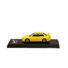 Load image into Gallery viewer, Hobby Japan 1:64 Mitsubishi Lancer GSR Evolution III (CE9A) Customized Ver. Dandellion Yellow