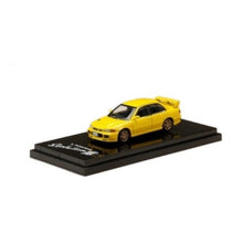 Load image into Gallery viewer, Hobby Japan 1:64 Mitsubishi Lancer GSR Evolution III (CE9A) Customized Ver. Dandellion Yellow