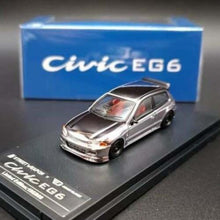 Load image into Gallery viewer, Street Weapon 1:64 Honda Civic EG6 Chrome