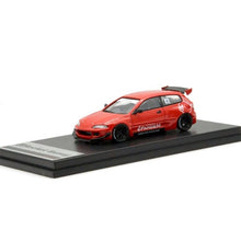 Load image into Gallery viewer, One Model 1:64 Honda EG6 Rocket Bunny Red