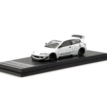 Load image into Gallery viewer, One Model 1:64 Honda EG6 Rocket Bunny White