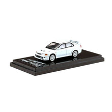 Load image into Gallery viewer, Hobby Japan 1:64 Mitsubishi Lancer GSR Evolution VI TME CP9A Scortia White