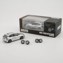 Load image into Gallery viewer, BM Creations Junior 1:64 Subaru Impreza 2009 WRX STI - Silver LHD