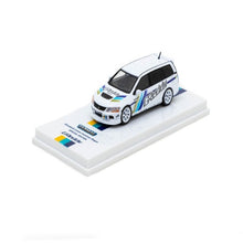 Load image into Gallery viewer, Tarmac Works 1:64 Mitsubishi Lancer Evolution Wagon GReddy - Tokyo Auto Salon 2021 Special Edition