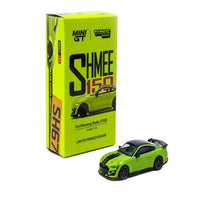 Load image into Gallery viewer, Mini Gt x Tarmac Works 1:64 Ford Mustang Shelby GT500 Grabber Lime + Tomica Star Cars 1:64 (Random)