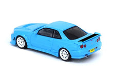 Load image into Gallery viewer, iNNO64 1/64 Nissan Skyline GT-R (R34) Hong Kong Toy Car Salon 2022 Event Edition Baby Blue