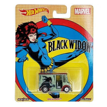 Load image into Gallery viewer, Hot Wheels 2017 Pop Culture Mаrvel Black Widow 1/64 Bread Box