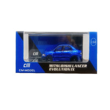 Load image into Gallery viewer, CM Model 1/64 Mitsubishi Lancer Evolution IX Blue