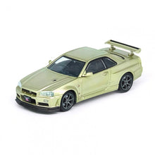 Load image into Gallery viewer, iNNO64 1/64 Nissan Skyline GT-R (R34) V-Spec II Nur Millenium Jade