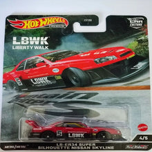 Load image into Gallery viewer, Hot Wheels Car Culture Mountain Drifters LB-ER34 Super Silhouette Nissan Skyline #4/5
