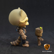 Load image into Gallery viewer, Beast Kingdom EAA-049 Guardians of Galaxy 2 | Rocket Racoon with Baby Groot
