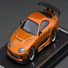 Load image into Gallery viewer, Ignition Model 1:64 IG2238 Toyota Supra (JZA80) RZ Orange Metallic GReddy Ver.