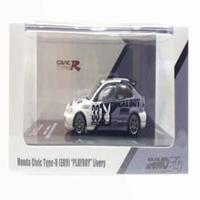 Load image into Gallery viewer, iNNO64 1/64 Honda Civic Type-R (EK9) "PLAYBOY' Livery #33