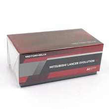 Load image into Gallery viewer, Motorhelix 1/64 Mitsubishi Lancer Evo. IV Senior Series STEEL SILVER METALLIC - M64001 - 353764
