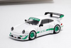 Star Model 1/64 RWB964 GT Wing WHITE/GREEN Wheel - SMRWB964W/G