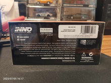 Load image into Gallery viewer, iNNO 64 1/64 Nissan Fairlady Z (S30) Orange with Carbon Bonnet

