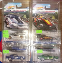 Load image into Gallery viewer, Hotwheels 1/64 Ford Performance - '92 Ford Mustang &amp; '67 Ford Mustang Couple &amp; Mustang Funny Car  &amp; '71 Mustang Mach 1  &amp;   '65 Mustang 2+2 Fast Back &amp; '99 Mustang &amp;  Custom 2014 Ford Mustang  &amp; Ford Mustang Cobra - 226911
