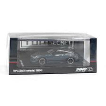 Load image into Gallery viewer, Inno64 1/64 Nissan Fairlady Z (RZ34) "Top Secret" STEALTH GREY - IN64-Z34TS-SG - 267315
