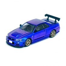 Load image into Gallery viewer, iNNO64 1/64 Nissan Skyline GT-R R34 Midnight Purple II + Random Takara Tomy TsumTsum Car
