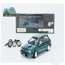 Load image into Gallery viewer, BM Creations 1/64 Junior Toyota Starlet Turbo 1988 S EP71 - Green LHD 64B0129 - 418604
