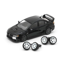 Load image into Gallery viewer, BM Creations Junior 1:64 Mitsubishi Lancer Evolution X Black LHD
