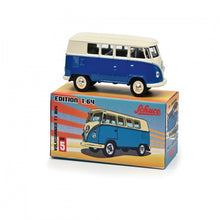 Load image into Gallery viewer, Schuco 1:64 Paper Edition Volkswagen T1 Bus Blue-Beige #5
