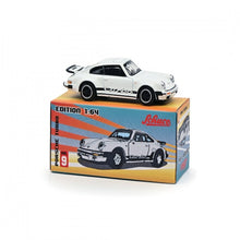Load image into Gallery viewer, Schuco 1:64 Paper Edition Porsche Turbo White #9
