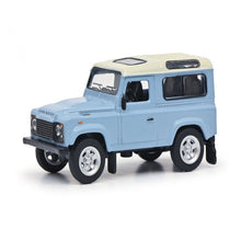 Load image into Gallery viewer, Schuco 1:64 Land Rover Defender Light Blue-White
