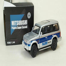 Load image into Gallery viewer, BM Creations Junior 1:64 Mitsubishi Pajero Blue Stripe
