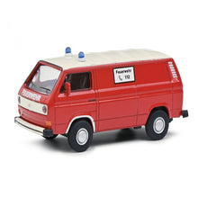 Load image into Gallery viewer, Schuco 1:64 Volkswagen T3 Feuerwehr
