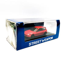 Load image into Gallery viewer, Street Weapon 1:64 Honda Civic EG6 Red
