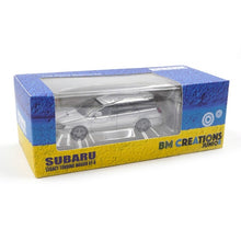 Load image into Gallery viewer, BM Creations Junior 1:64 Subaru Legacy Touring Wagon GT-B Silver LHD
