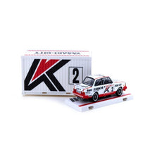 Load image into Gallery viewer, Tarmac Works 1:64 Volvo 240 Turbo Macau Guia Race 1986 #2 Winner with Container
