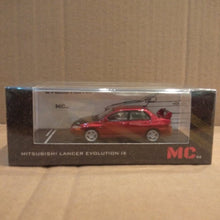 Load image into Gallery viewer, MC64 1:64 Mitsubishi Lancer Evolution lX (Metallic Red)
