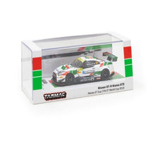 Load image into Gallery viewer, Tarmac Works 1:64 Nissan GT R Nismo GT3 Macau GT Cup FIA GT World Cup 2018 #23 with Oil Can
