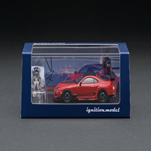 Load image into Gallery viewer, Ignition Model 1:64 IG2240 Toyota Supra (JZA80) RZ Red With Mr. Orido
