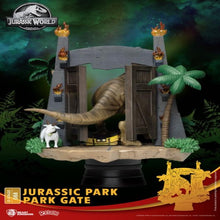 Load image into Gallery viewer, Beast Kingdom D-Stage 088 Diorama Stage Jurassic Park Gate
