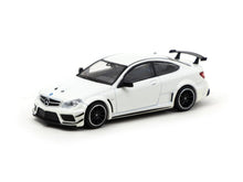 Load image into Gallery viewer, Tarmac Works 1/64 Mercedes-Benz C63 AMG Coupé Black Series White Metallic
