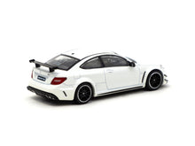 Load image into Gallery viewer, Tarmac Works 1/64 Mercedes-Benz C63 AMG Coupé Black Series White Metallic
