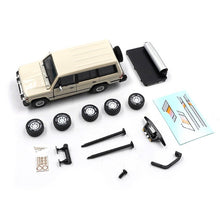 Load image into Gallery viewer, BM Creations Junior 1:64 Mitsubishi Pajero Mk1 w/ blk top Matte Ivory RHD
