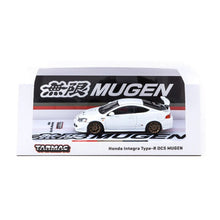Load image into Gallery viewer, Tarmac Works 1:64 Honda Integra Type-R DC5 Mugen Championship White with Oil Can
