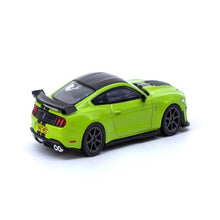 Load image into Gallery viewer, Mini Gt x Tarmac Works 1:64 Ford Mustang Shelby GT500 Grabber Lime + Tomica Star Cars 1:64 (Random)
