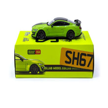 Load image into Gallery viewer, Mini Gt x Tarmac Works 1:64 Ford Mustang Shelby GT500 Grabber Lime + Tomica Star Cars 1:64 (Random)
