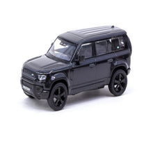 Load image into Gallery viewer, Tarmac Works 1:64 Land Rover Defender 110 - Black Metallic
