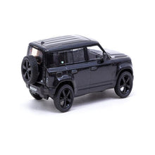 Load image into Gallery viewer, Tarmac Works 1:64 Land Rover Defender 110 - Black Metallic
