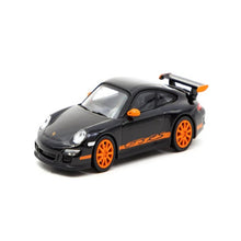 Load image into Gallery viewer, Minichamps x Tarmac Works 1:64 Porsche 911 GT3 RS 2006 Black
