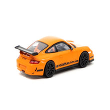 Load image into Gallery viewer, Minichamps x Tarmac Works 1:64 Porsche 911 GT3 RS 2006 Orange
